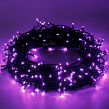 Christmas Lights Purple - 25m/82ft 220 LEDs Memory Function 8 Modes End to End Plug Expandable Waterproof Outdoor Indoor Decorations Halloween Fairy