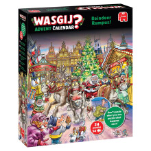 Wasgij Advent Calendar, Reindeer Rumpus - 24 Days of Christmas Puzzles