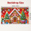 Merry Christmas Banner Red Christmas Decorations Gingerbread Man Backdrop 2