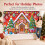 Merry Christmas Banner Red Christmas Decorations Gingerbread Man Backdrop 5