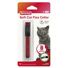 Beaphar – Soft Flea Collar for Cats – Repels Fleas For up to 8 Weeks – Adjustable Fit With Quick Release Safety Buckle – For Cats From 12 Week
