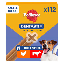 Pedigree DentaStix, Functional Snacks, Daily Dental Chews for Small Dogs (5 -10 kg), Megapack of 16 x 7 (112 Sticks)