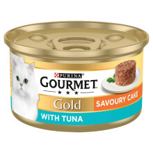 Gourmet Gold Cat Food Savoury Cake with Tuna 85g