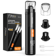 IREDOON Dog Nail Grinder with 4 LED Lights, 3 Speeds Super Quiet for Pets