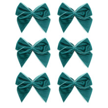 Italian Options Large Velvet Ribbon Bows, Self Adhesive Christmas Tree Bows for Crafting, Gift Wrap, Decorations, Wreaths, Cake Décor, Crafts