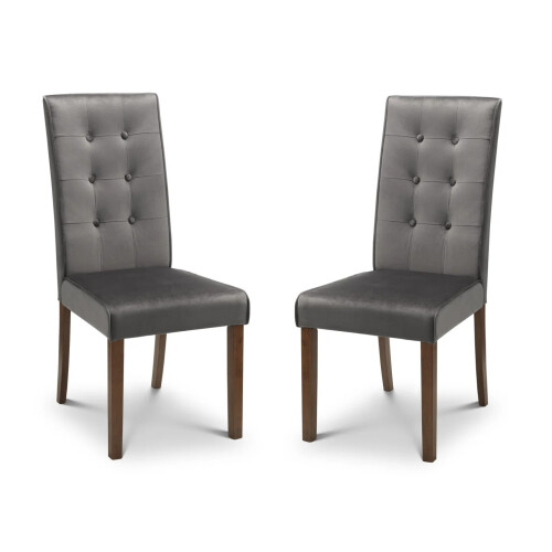 Set Of 2 Madrid Velvet Dining Chairs 1