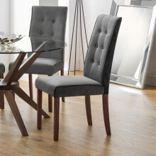 Set Of 2 Madrid Velvet Dining Chairs