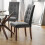 Set Of 2 Madrid Velvet Dining Chairs 1