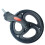 8 Inch Mobility Replacement Swivel Caster Wheel with Caster Fork, Spare Part for Rollator Walker 5