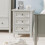 Maine 3 Drawer Bedside - Dove Grey 1