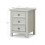 Maine 3 Drawer Bedside - Dove Grey 4
