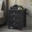 Maine 3 Drawer Bedside - Anthracite 1