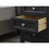 Maine 3 Drawer Bedside - Anthracite 4