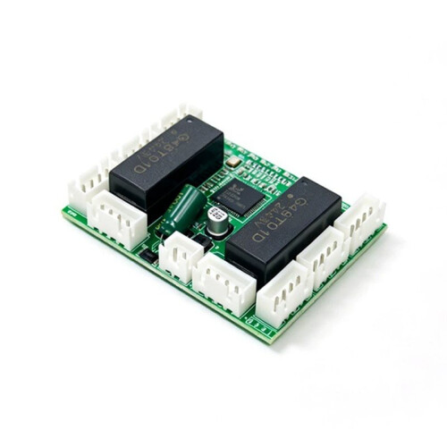 8-Port 100Mbps Ethernet  Module Embedded Unmanaged Network Transparent Transmission  5V-12V