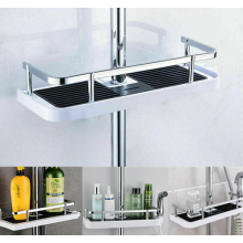 Bathroom Shelf Shower Pole Caddy Rack Storage Organiser Tray Holder Accessories