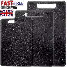3 Piece Chopping Board Set Kitchen Food Fruit Cutting Worktop Large Protector UK