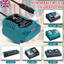 Mini Car Charger Replacement for Makita 18V Battery Cigarette Lighter Plug Blue