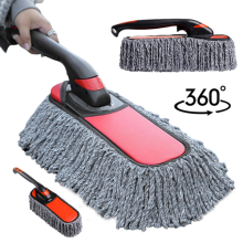 MICROFIBRE WASH BRUSH CLEANING MOP EXTENDABLE CAR CARAVAN MOTORHOME LORRY TRUCK