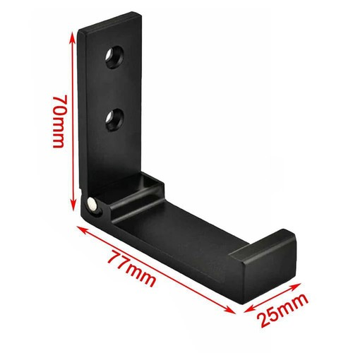 4x Square Head Wall Mount Single Home Storage Folding Coat Hooks Kitchen Bedroom 1