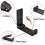 4x Square Head Wall Mount Single Home Storage Folding Coat Hooks Kitchen Bedroom 3