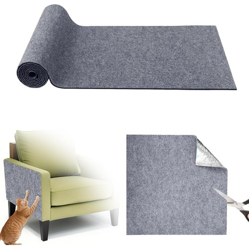 Cat Scratcher Sofa Protector Pad Trimmable Self Adhesive Carpet Corner Wall Mat 2