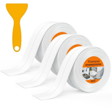 3 Rolls Bath Sealant Strip White Quick Simple Seal Tape Bathroom Sealan