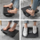 Ergonomic Foot Rest under Desk Adjustable Height, Tilt Angle w/ Massage Roller 2