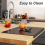 Acrylic Chopping Board, Kitchen Cutting Board Countertop Cutting Protector Board 4