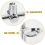 Shower Riser Rail Stainless Steel Bathroom Rail,Wall Mounted Shower Riser Rail 2