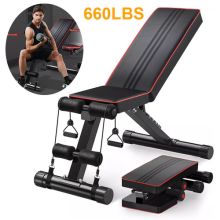 Foldable Dumbbell Bench Weight Bench Training Workout Gym 7 Incline Adjustable