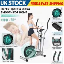 ELLIPTICAL CROSS TRAINER & EXERCISE BIKE FITNESS CARDIO WORKOUT WITH SEAT