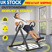 GRAVITY INVERSION TABLE FOLDABLE BACK NECK PAIN EXERCISE THERAPY BENCH UK STOCK