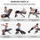 Dumbbell Bench Foldable Adjustable Weight Strength Training Workout Gym 7incline 3