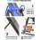 Heavy Duty Therapeutic Inversion Table 300lb Weight Capacity UK 4