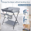 Baby Changer Table Folding Nursery Changing Station Unit with Storage Organizer 1