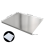 Stainless Steel Cutting Chopping Board Dough Board Meat Bread Kitchen Worktop UK 3