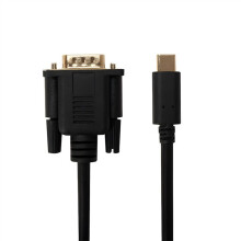 1080P Type-C to VGA Type-C Revolution 1.8M Type-C to VGA Adapter Cord for Laptop Monitor Projector