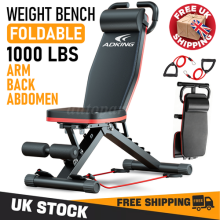 Adjustable Weight Bench Foldable Strength Training Full Body Workout Incline Gym