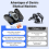 Under Desk Elliptical Machine Compact Electric Leg&Foot Pedal Exerciser Trainer 4