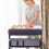 Baby Changer Table Folding Nursery Changing Station Unit with Storage Organizer 3