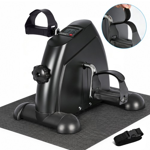 Mini Exercise Bike Pedal Exerciser Arm Leg Cycle Machine Adjustable Resistance 1