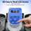 Under Desk Elliptical Machine Compact Electric Leg&Foot Pedal Exerciser Trainer 3