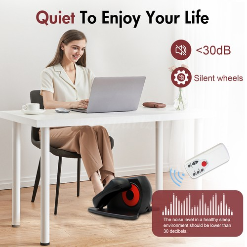Under Desk Elliptical Machine Compact Electric Leg Foot Pedal Exerciser Trainer 2