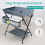Baby Changer Unit Table Folding Nursery Unit Changing Station Storage Organizer 2