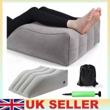 45Â Ergonomic Inflatable Leg Elevation Pillow Rest Cushion Portable Home Office