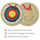 Straw Archery Target Circular Durable Hand-Woven for Bow Practice Outdoor UK 3