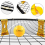 Set 2 Nets LED Light Strip Roundnet Game Beach Backyard Outdoor Spikeball Kit 4