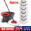6x Replacement for Vileda Turbo Easy Wring Mop Heads Refill Microfibre Spin Mop 2