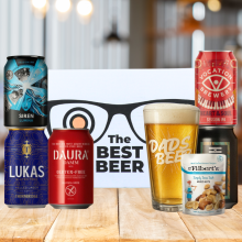 Gluten Free Craft Beer "Best Dad" Gift Pack with Glass