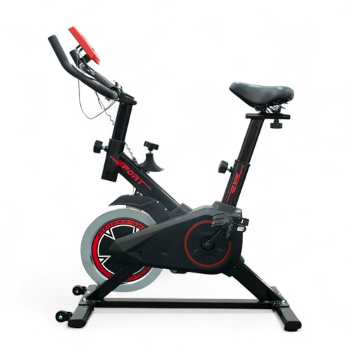 Indoor Exercise Bike Cycling Machine with LCD Display Heart Rate Sensor RYDR
